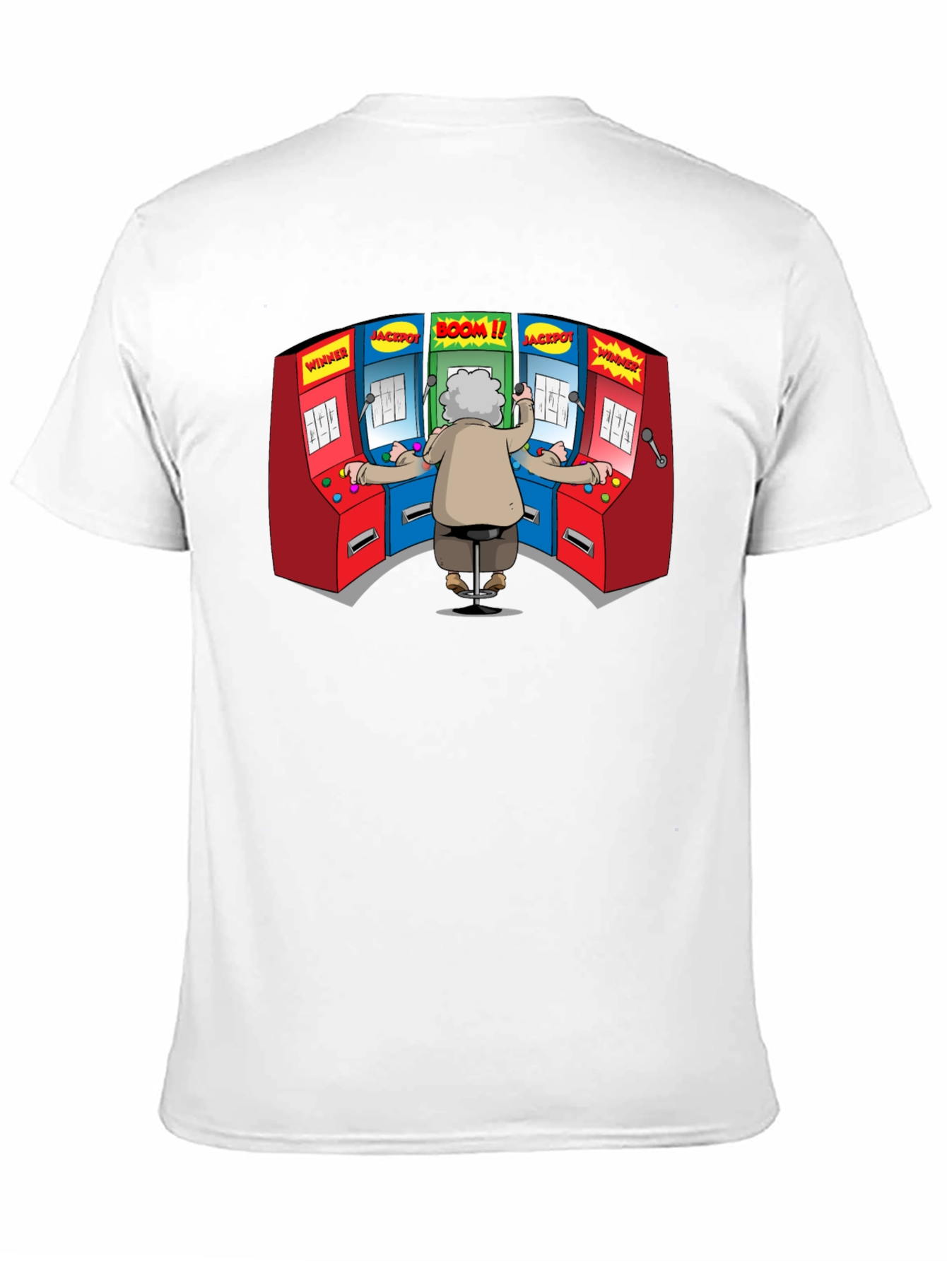Old Gamer T-Shirt - Jackpot Design