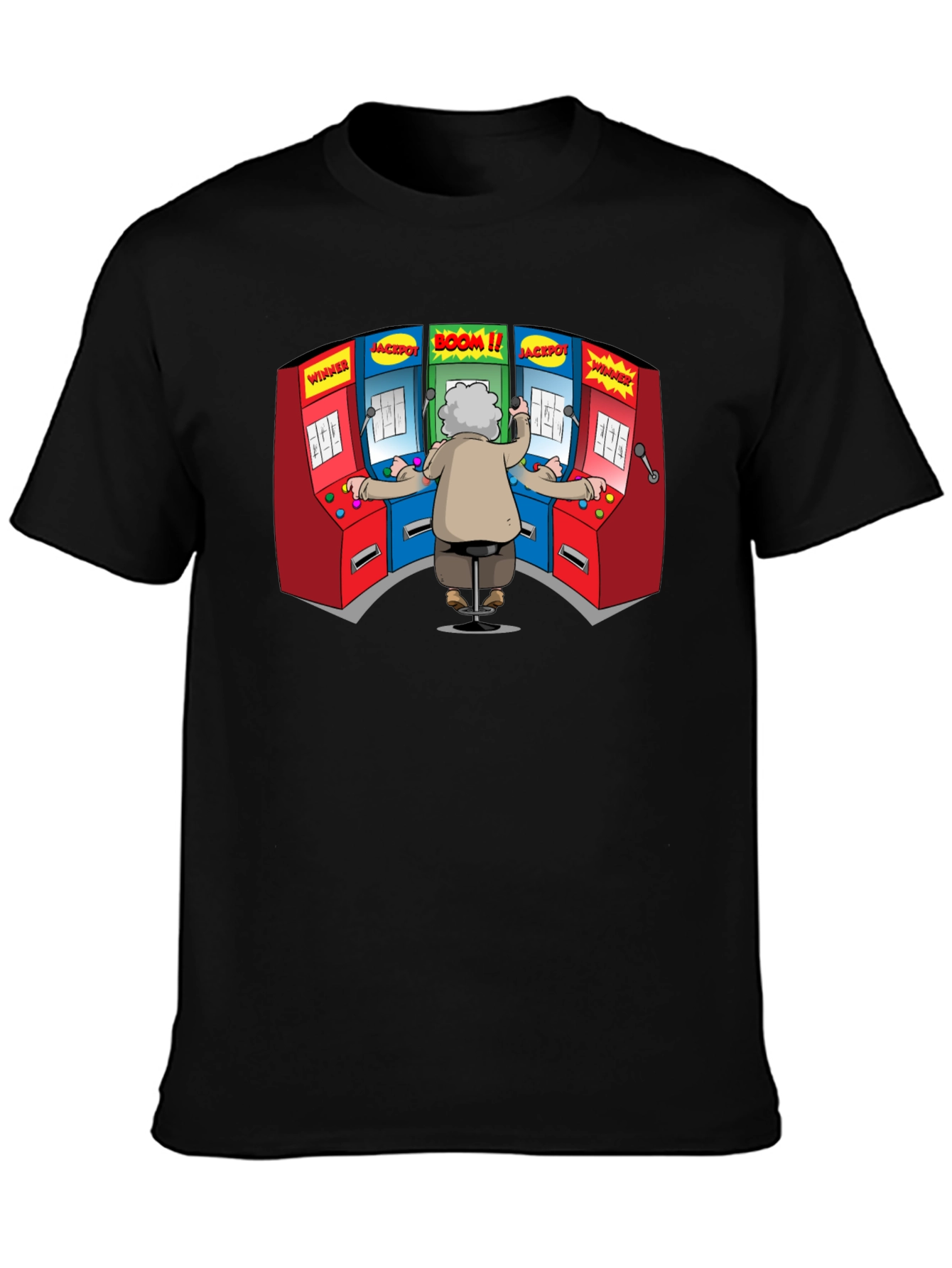 Old Gamer T-Shirt - Jackpot Design