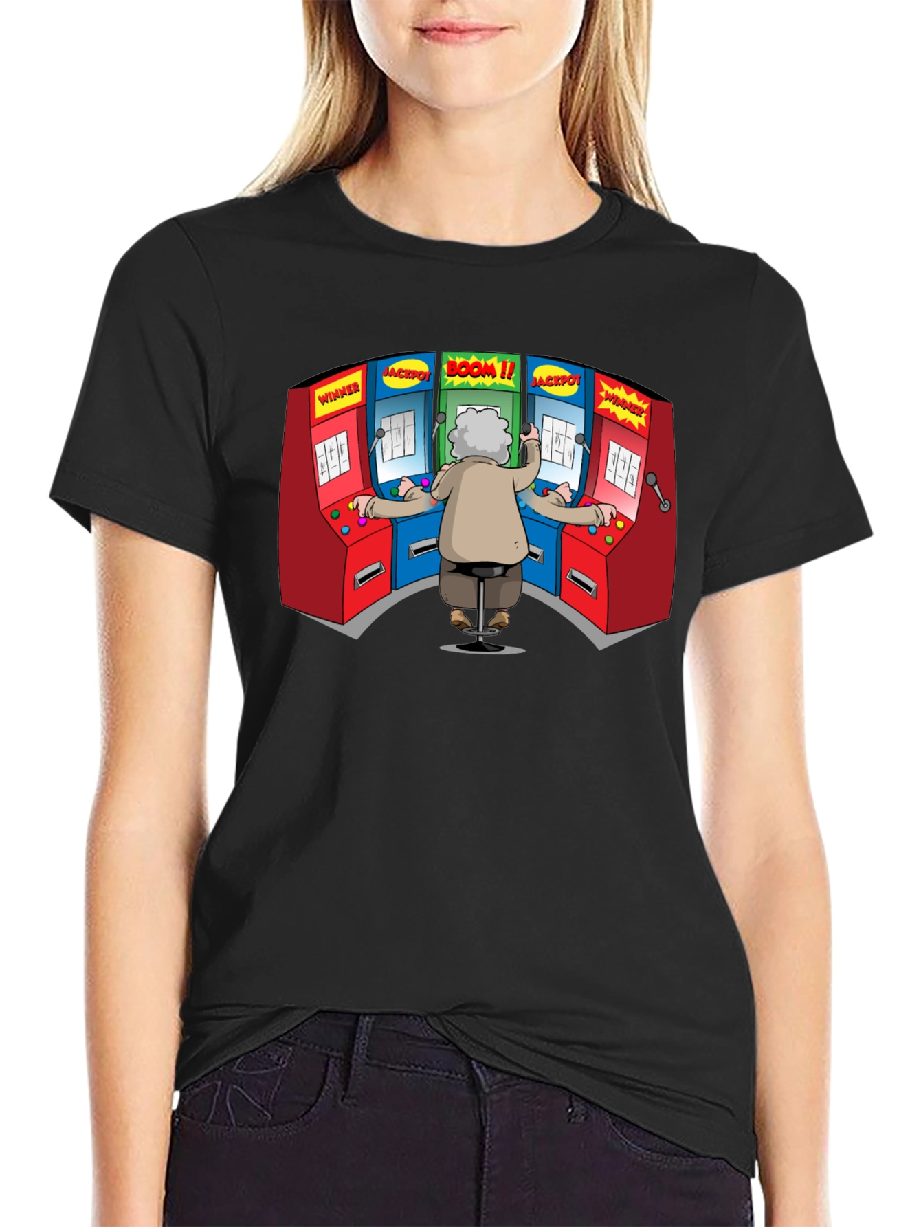 Old Gamer T-Shirt - Jackpot Design