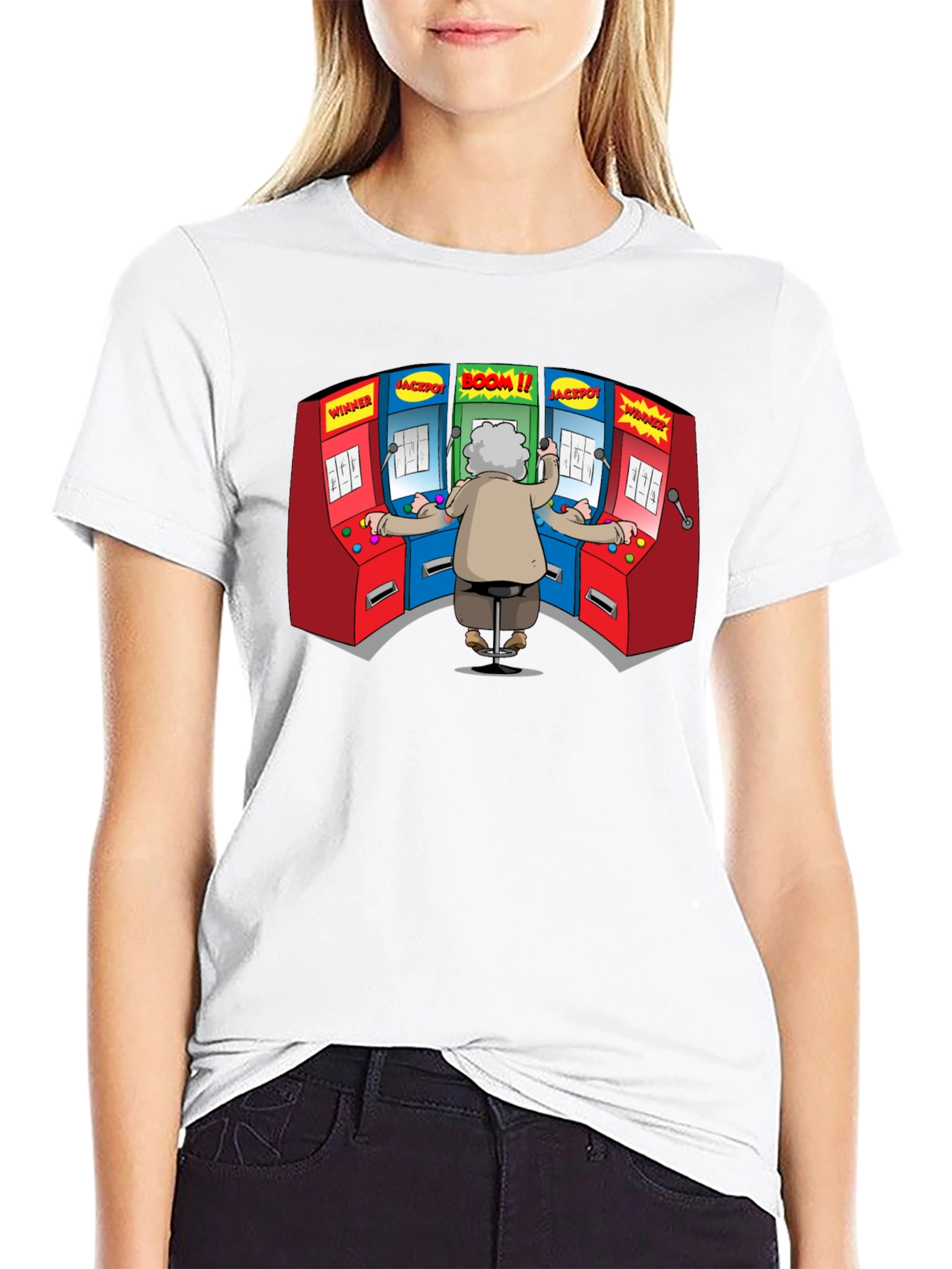Old Gamer T-Shirt - Jackpot Design