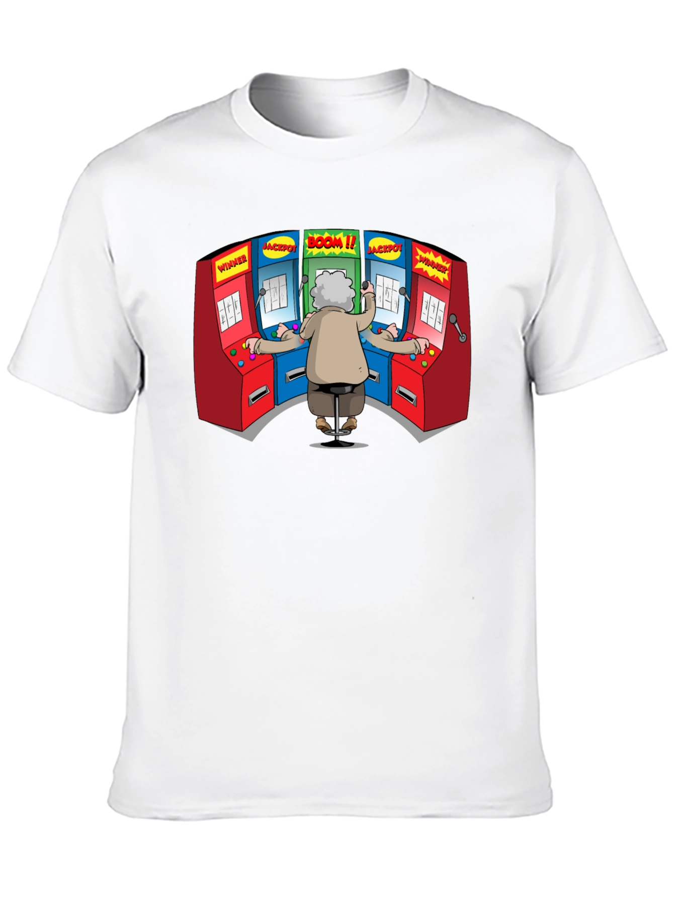 Old Gamer T-Shirt - Jackpot Design