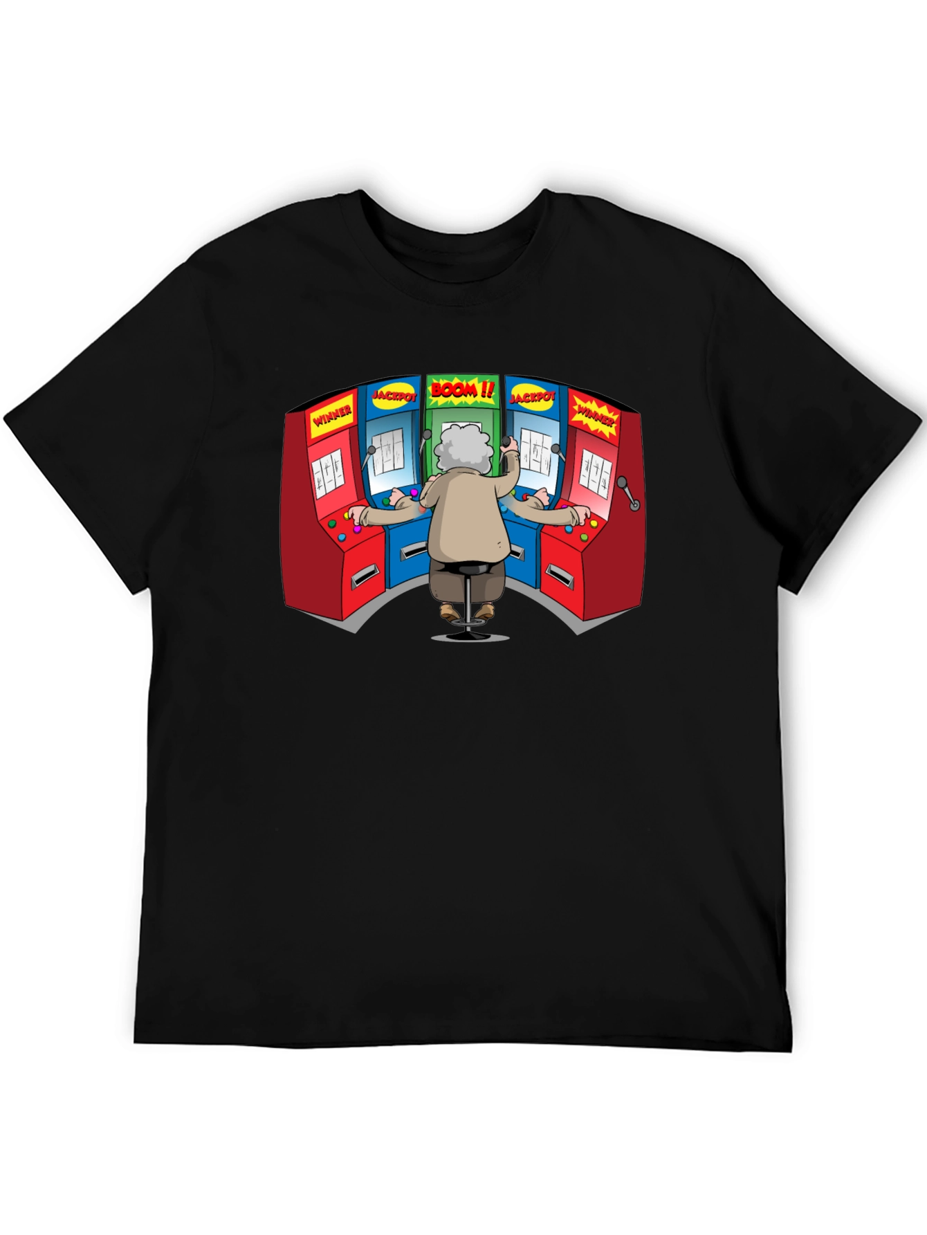 Old Gamer T-Shirt - Jackpot Design