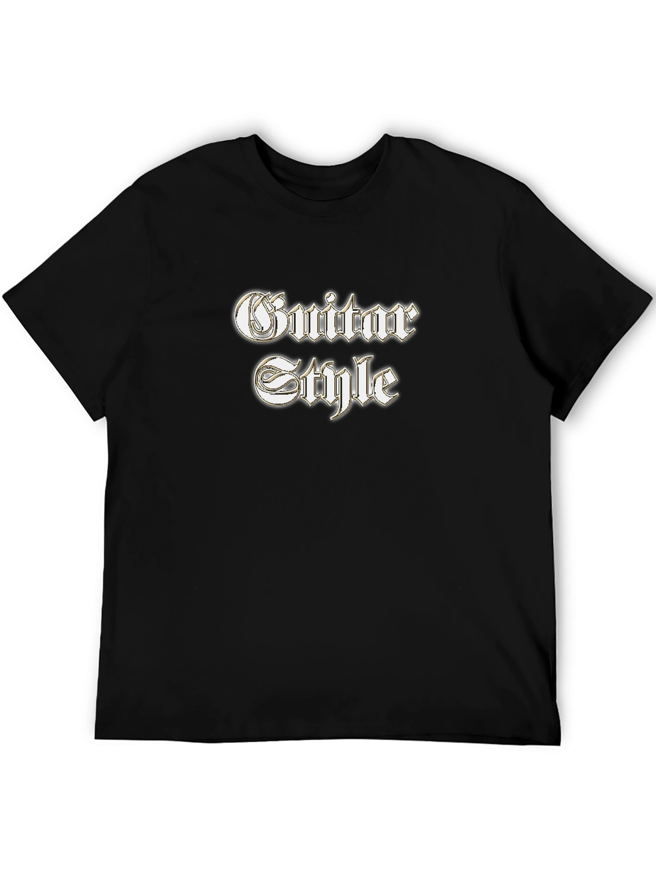 Guitar Style Black T-Shirt