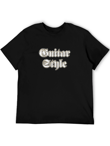 Guitar Style Black T-Shirt