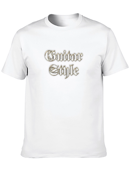 Guitar Style Black T-Shirt