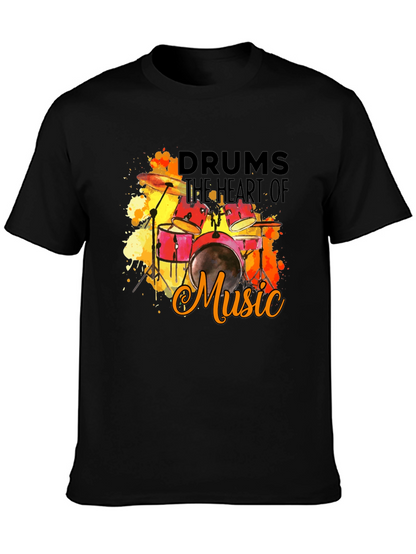 Drums the Heart of Music T-Shirt