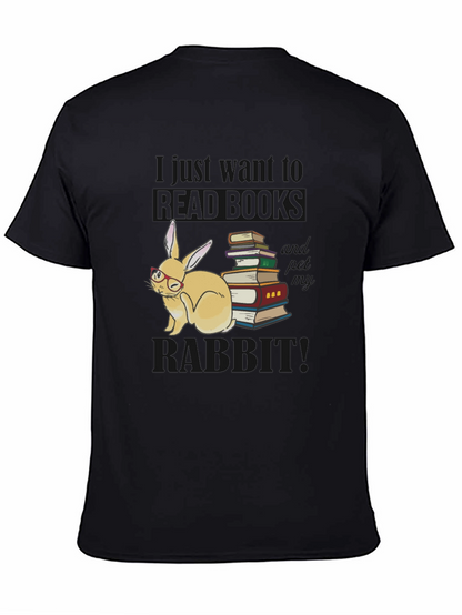 Read Books & Pet Rabbit T-Shirt