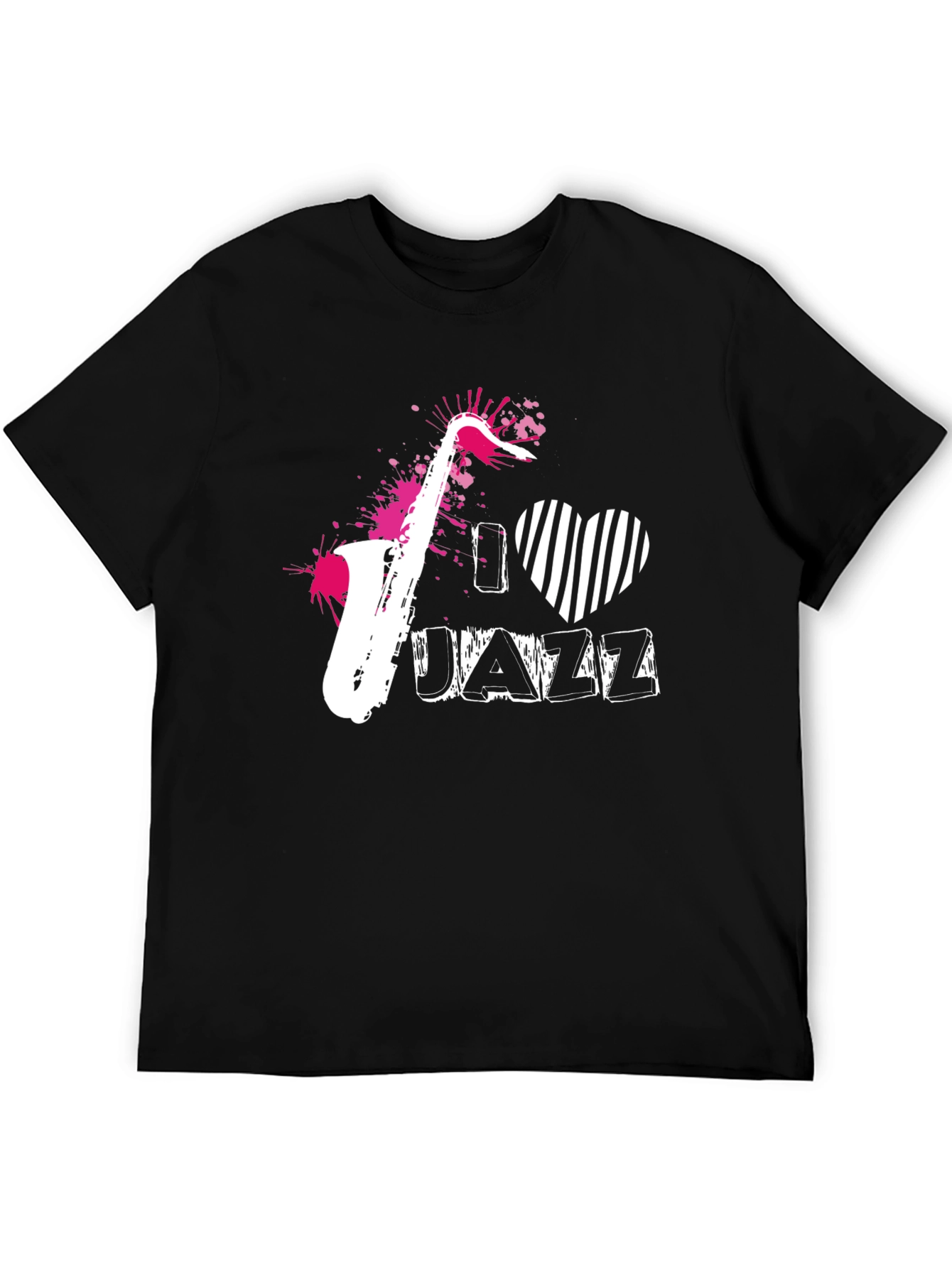 I Love Jazz Graphic Tee - Cool Musician T-Shirt