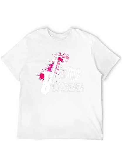 I Love Jazz Graphic Tee - Cool Musician T-Shirt