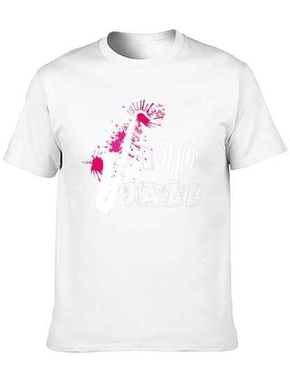 I Love Jazz Graphic Tee - Cool Musician T-Shirt