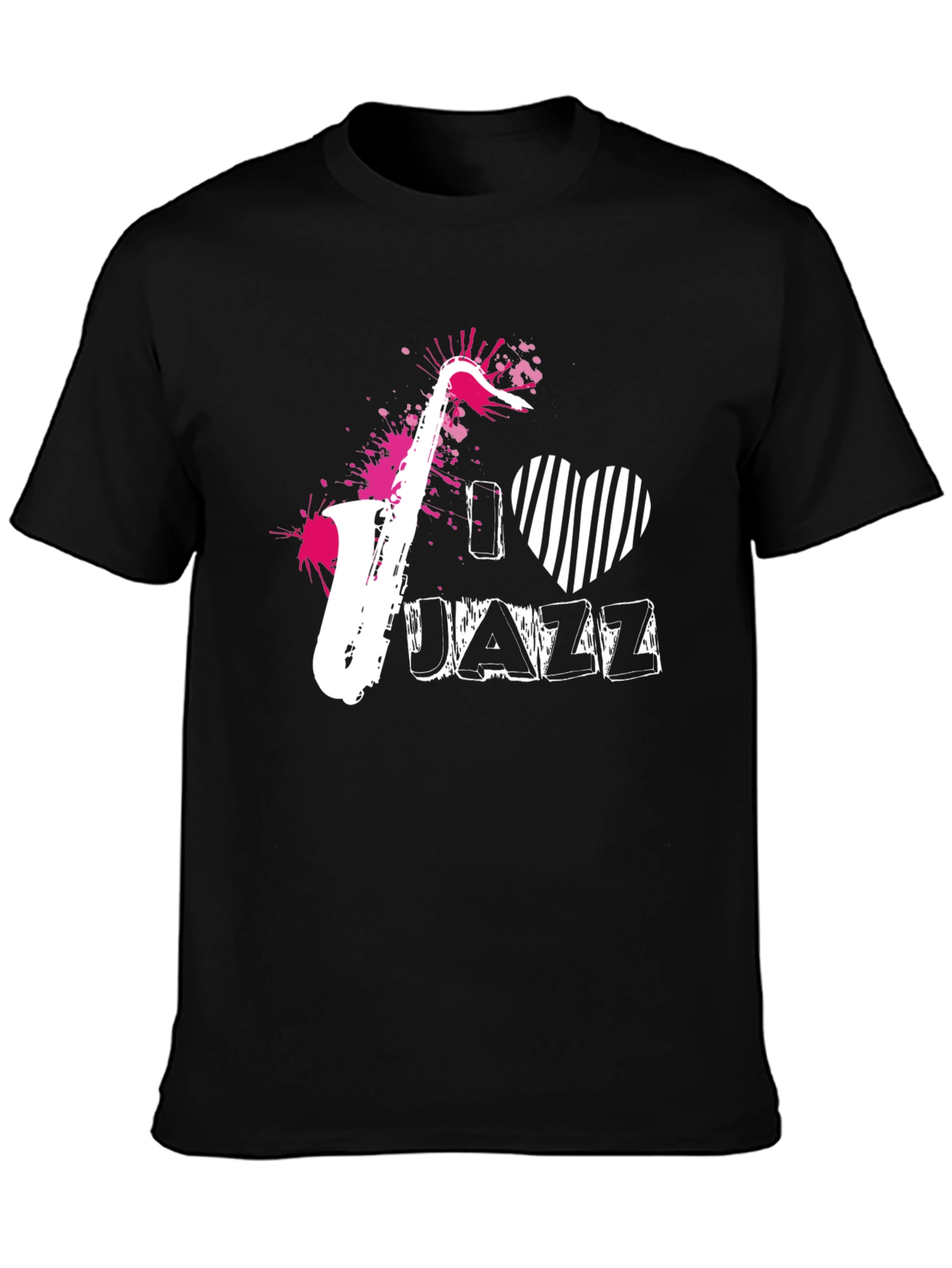 I Love Jazz Graphic Tee - Cool Musician T-Shirt