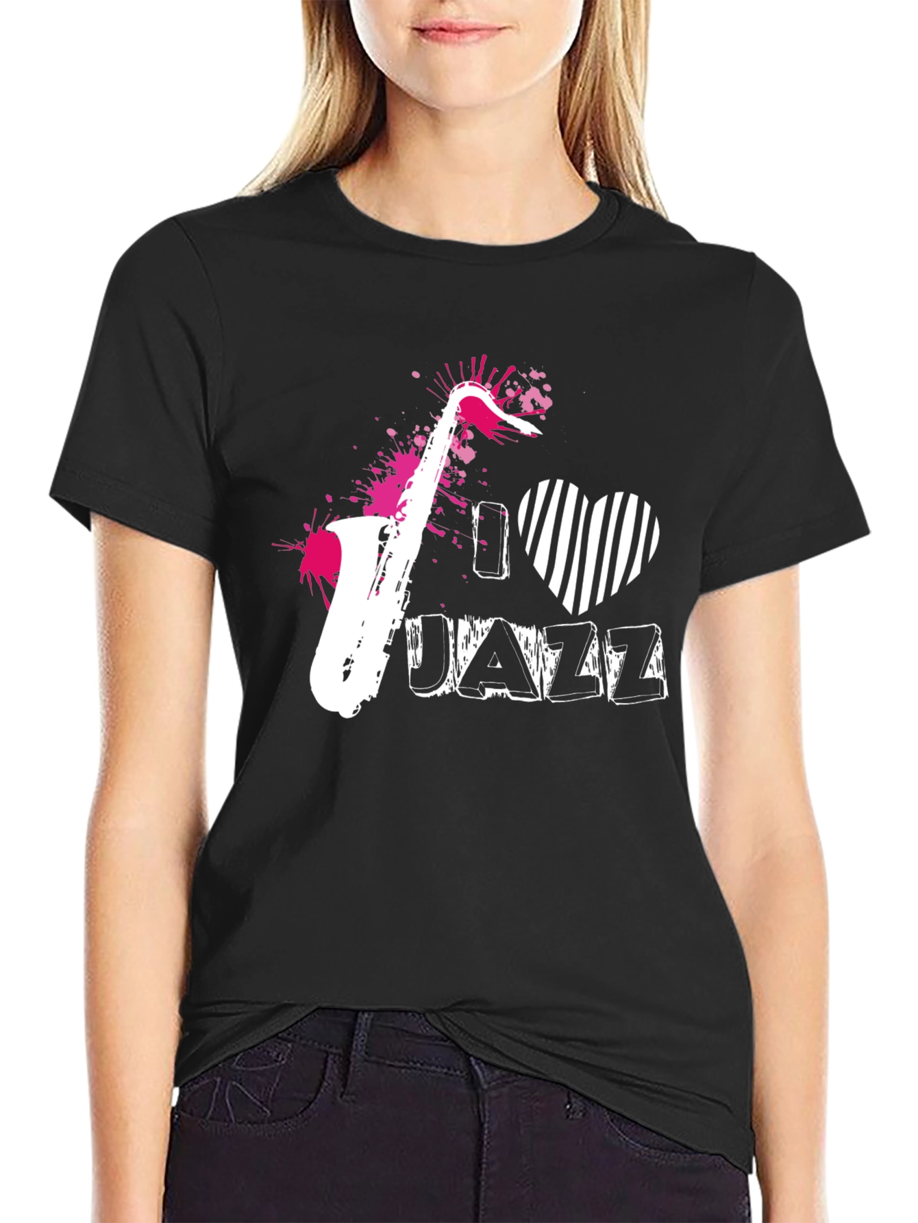 I Love Jazz Graphic Tee - Cool Musician T-Shirt
