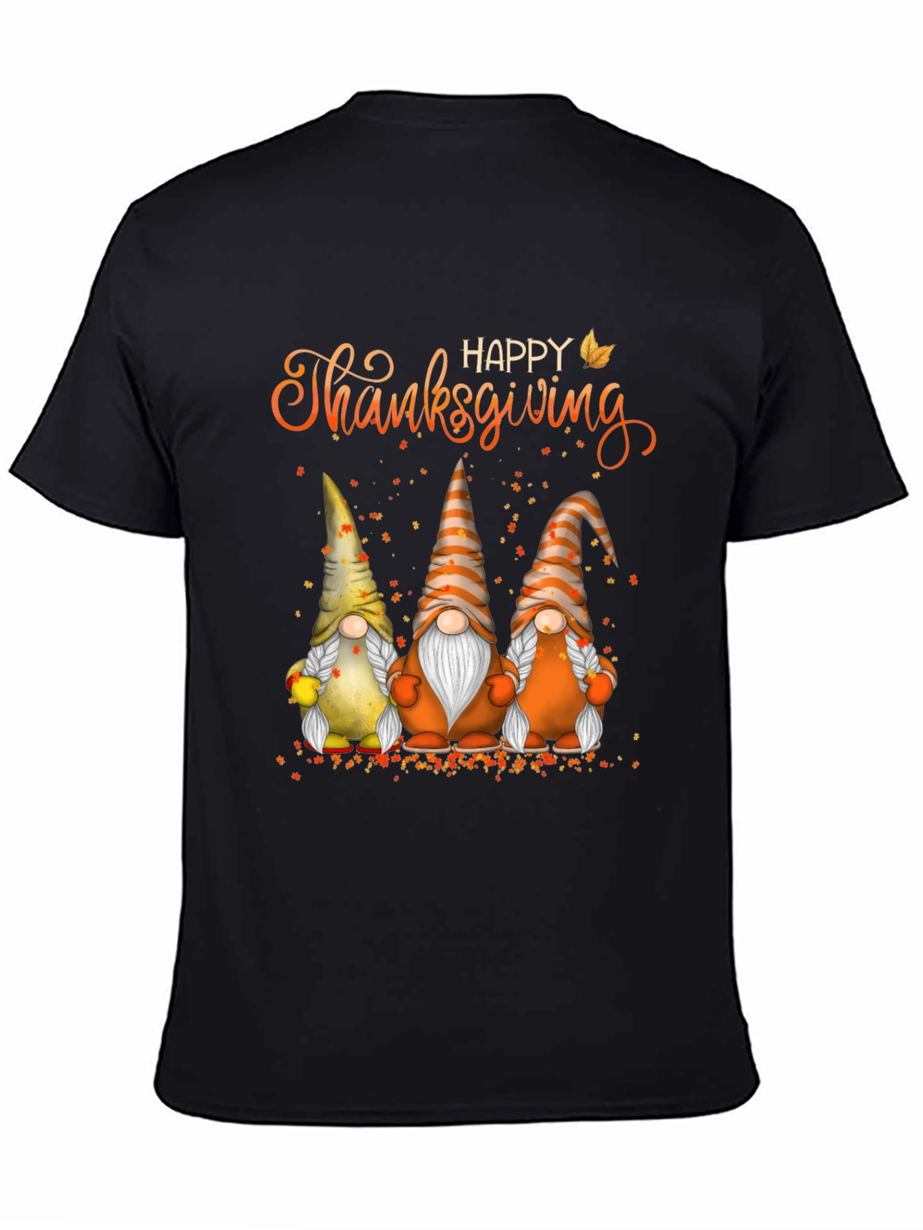 Happy Thanksgiving Gnomes T-Shirt Fall Holiday Tee