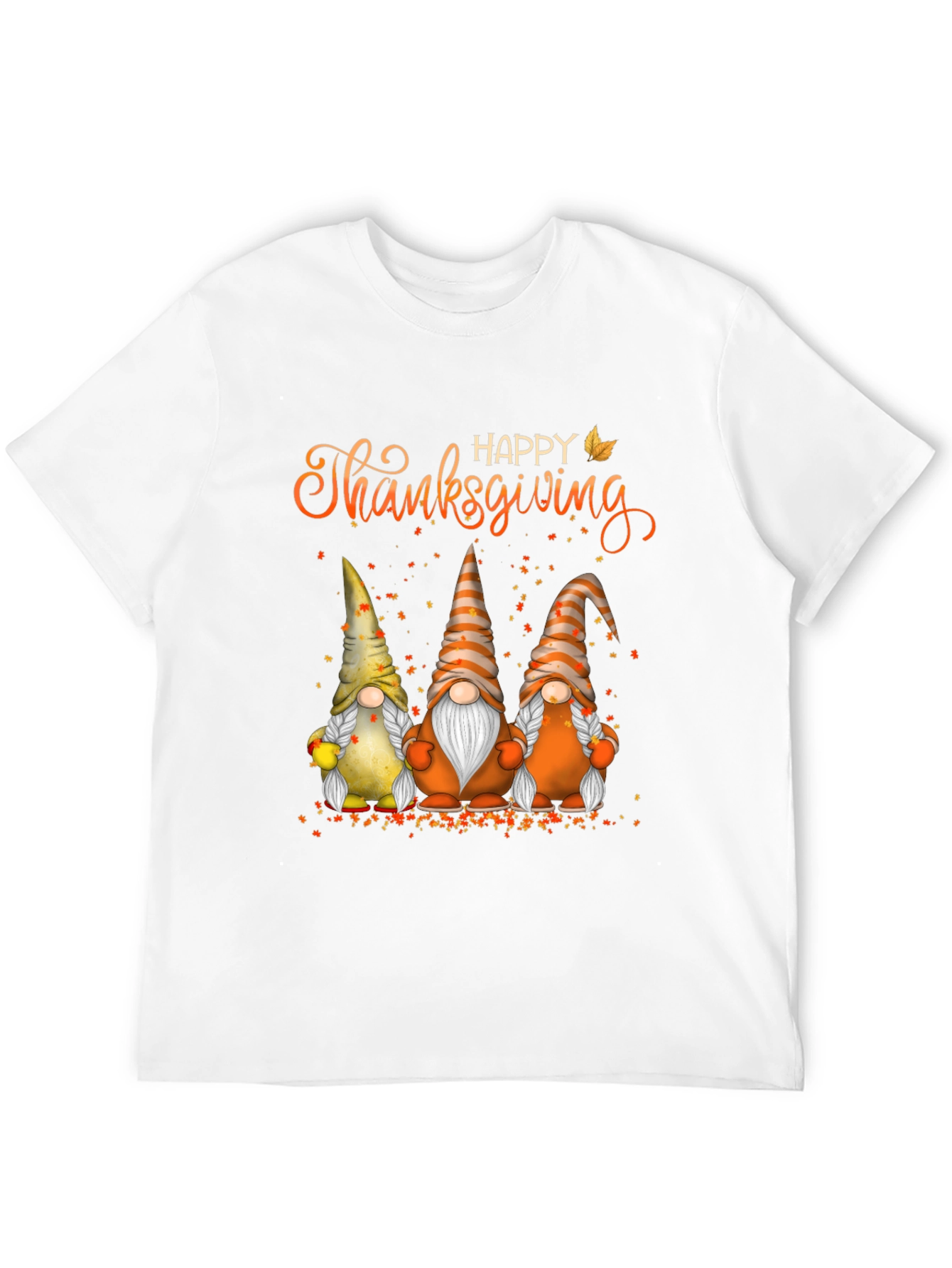 Happy Thanksgiving Gnomes T-Shirt Fall Holiday Tee