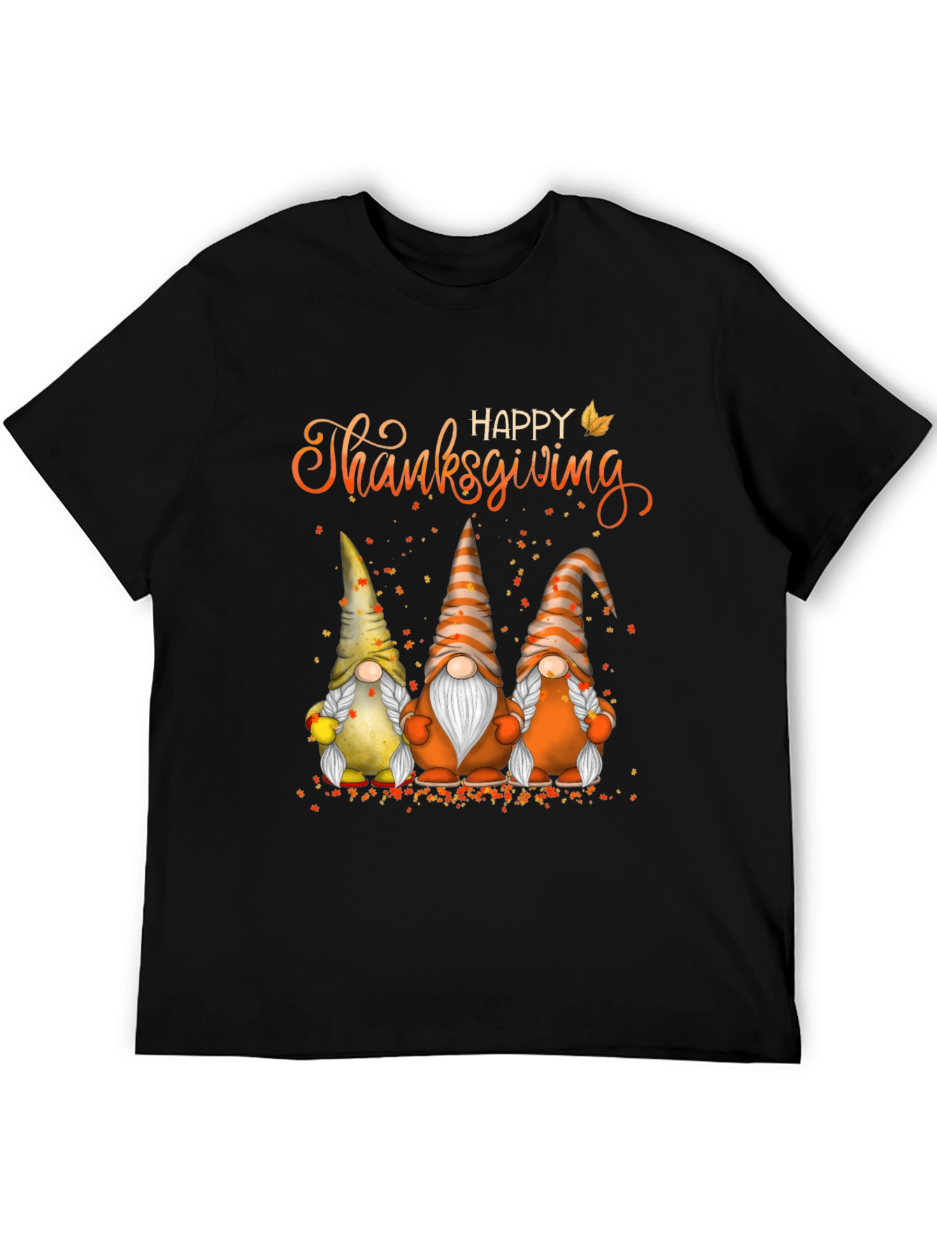Happy Thanksgiving Gnomes T-Shirt Fall Holiday Tee