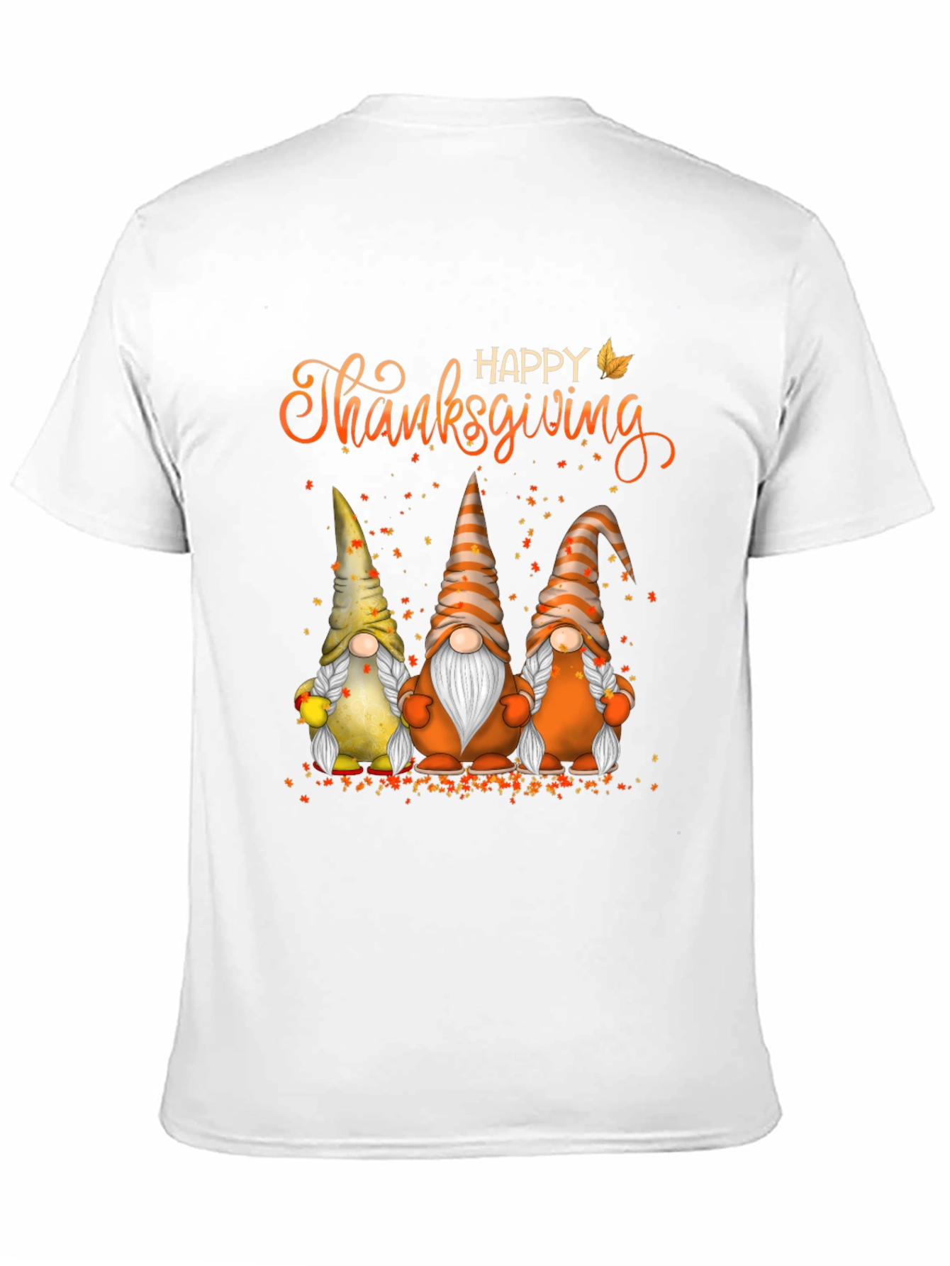Happy Thanksgiving Gnomes T-Shirt Fall Holiday Tee