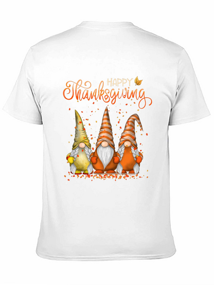 Happy Thanksgiving Gnomes T-Shirt Fall Holiday Tee