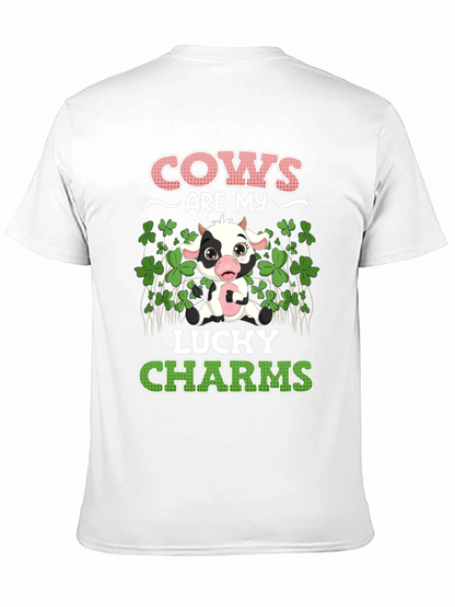 Cows Are My Lucky Charms Graphic T-Shirt