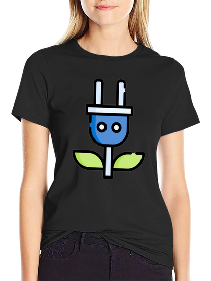 Eco-Friendly Energy T-Shirt - Power Plant Design