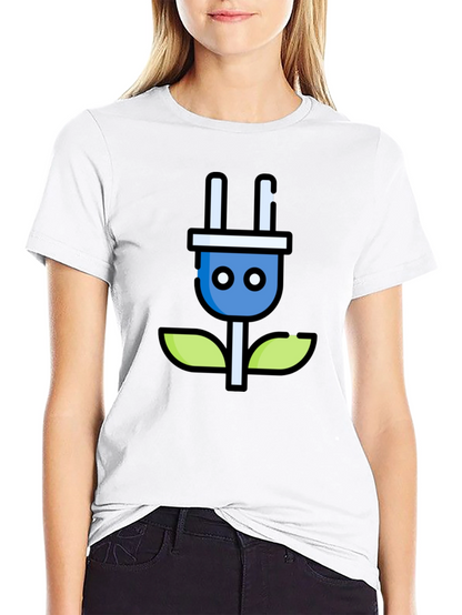 Eco-Friendly Energy T-Shirt - Power Plant Design
