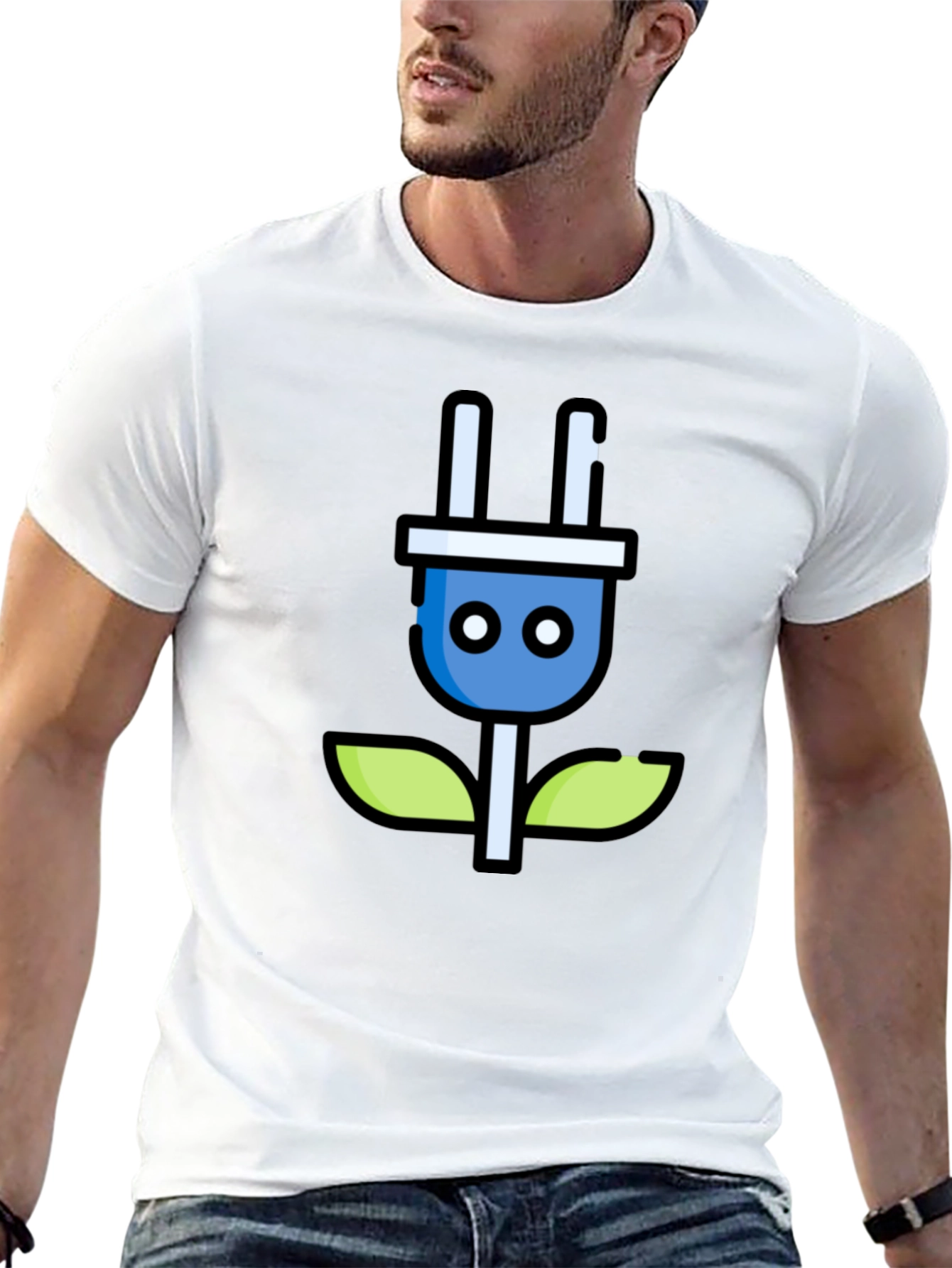 Eco-Friendly Energy T-Shirt - Power Plant Design
