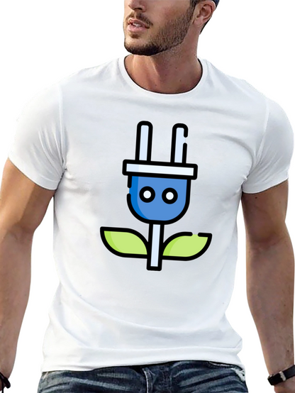 Eco-Friendly Energy T-Shirt - Power Plant Design