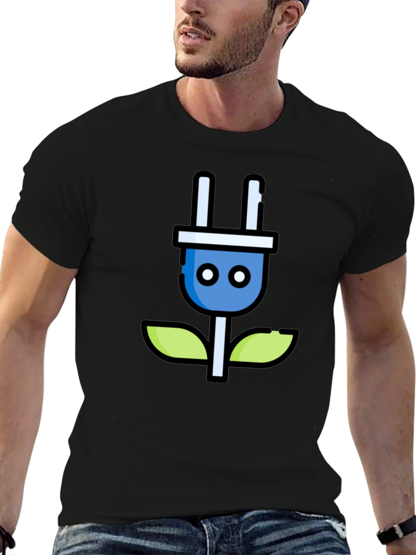 Eco-Friendly Energy T-Shirt - Power Plant Design