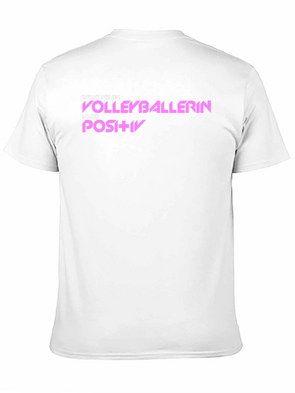 Volleyballerin Graphic T-Shirt - Think Positive