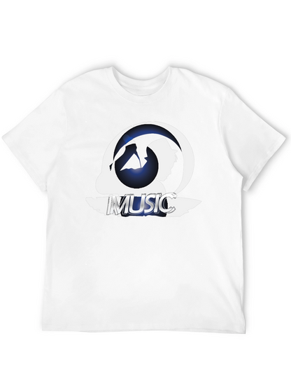 Music Silhouette Graphic T-Shirt