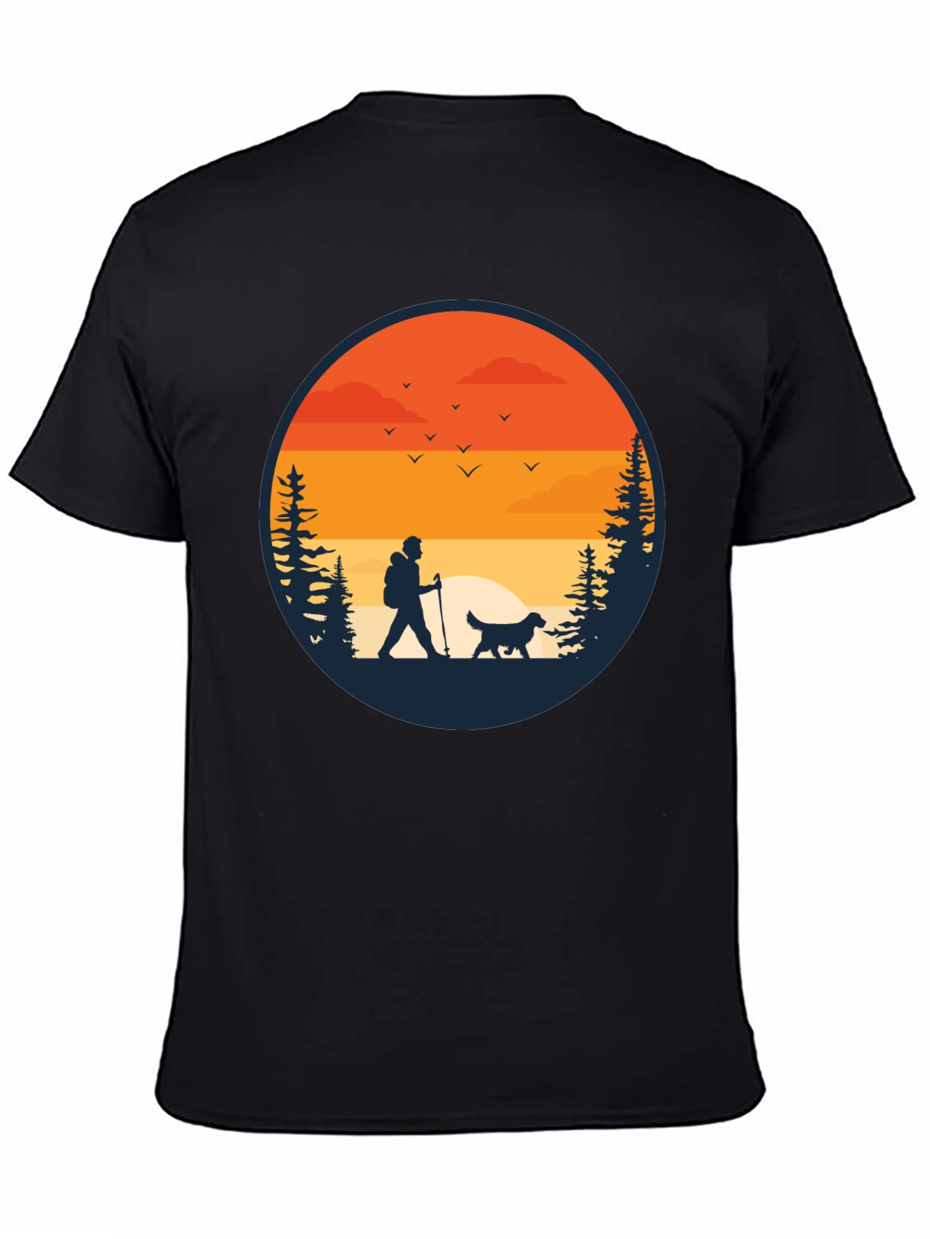 Hiking Silhouette Graphic Tee