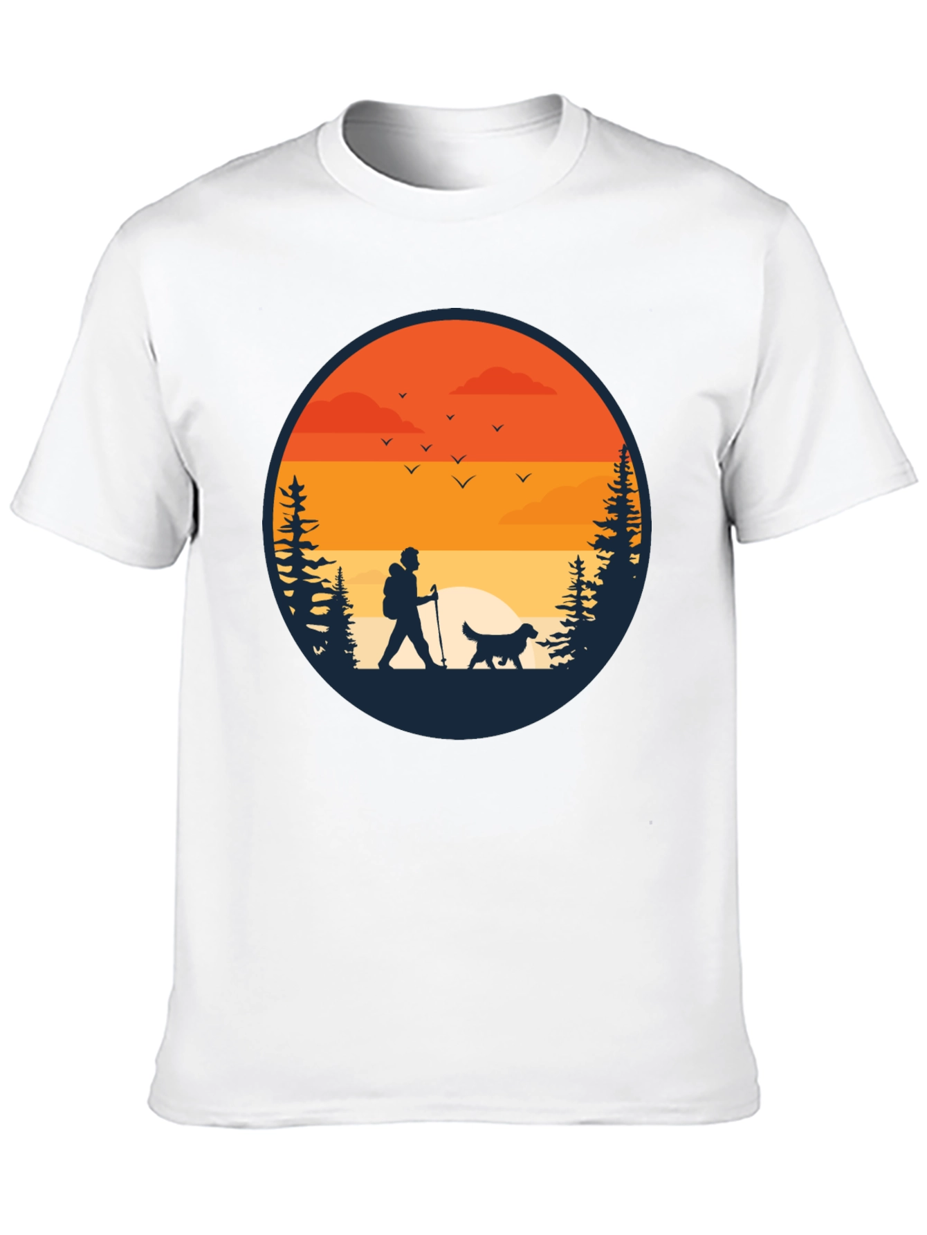 Hiking Silhouette Graphic Tee