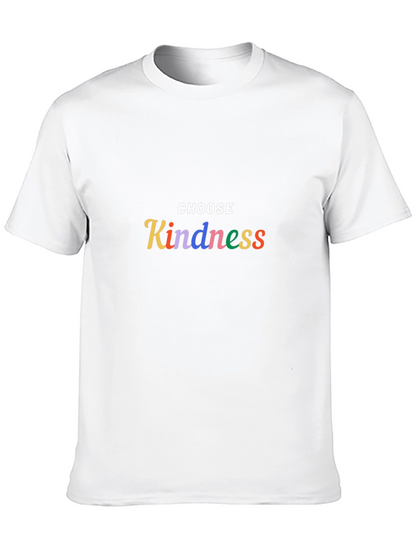 Choose Kindness Graphic Tee - Soft Black Cotton T-Shirt