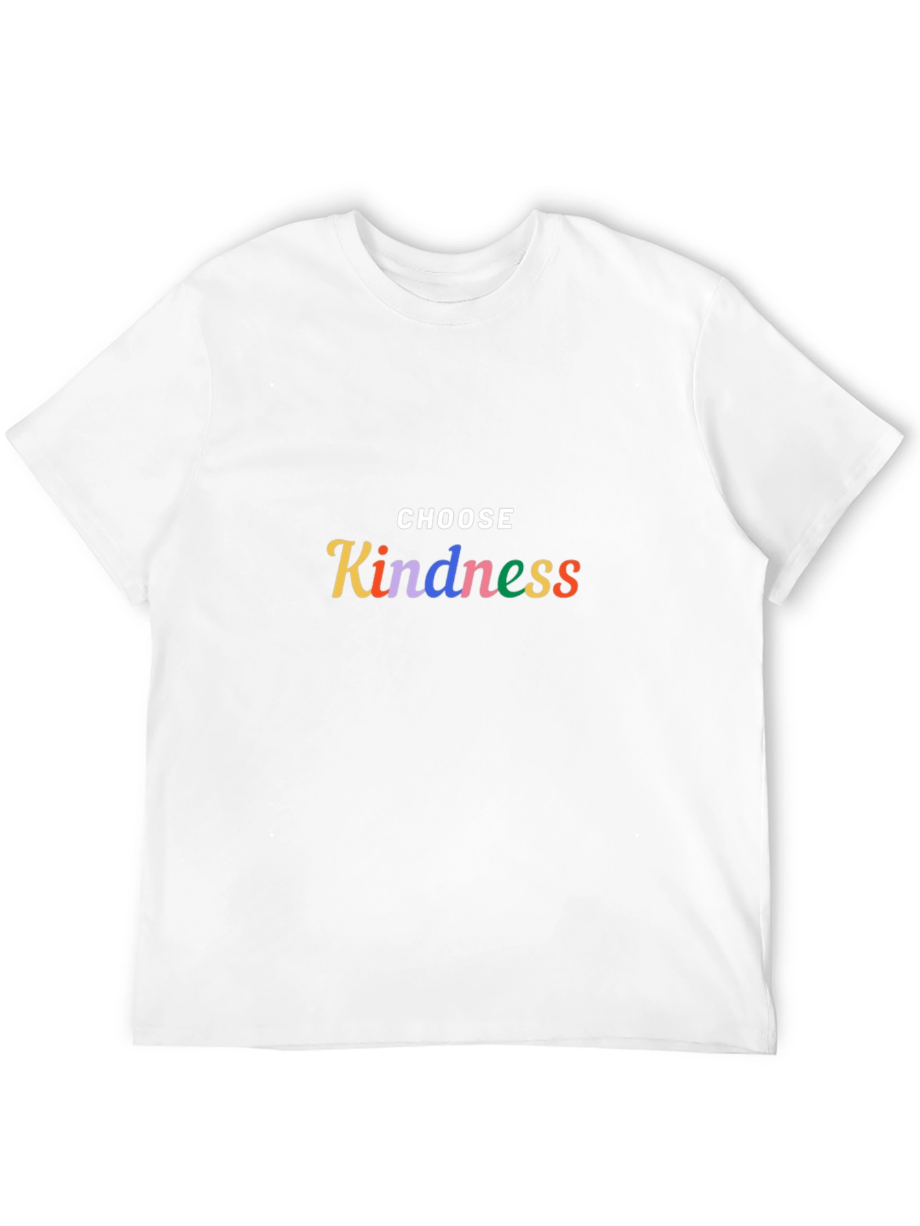Choose Kindness Graphic Tee - Soft Black Cotton T-Shirt