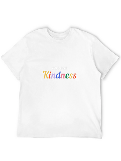 Choose Kindness Graphic Tee - Soft Black Cotton T-Shirt