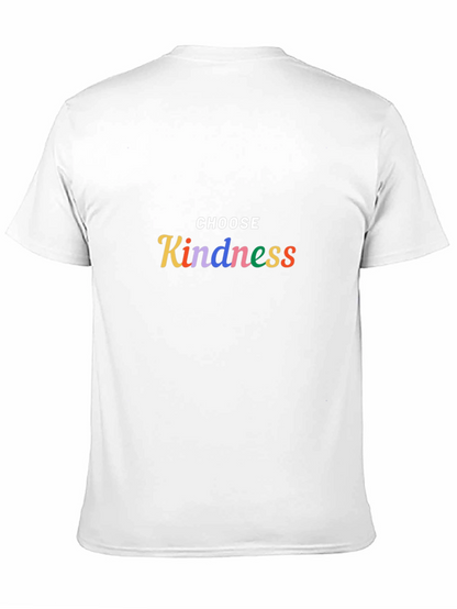 Choose Kindness Graphic Tee - Soft Black Cotton T-Shirt