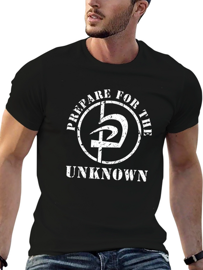 Prepare for the Unknown Black Graphic T-Shirt