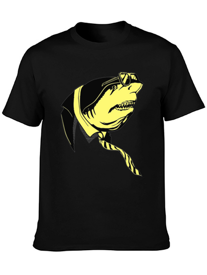 Shark in Suit Graphic Tee