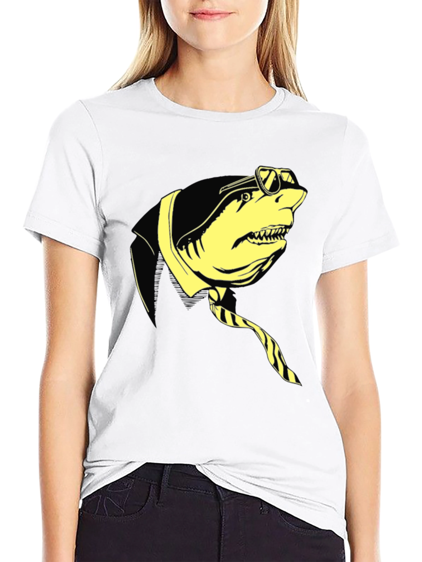 Shark in Suit Graphic Tee