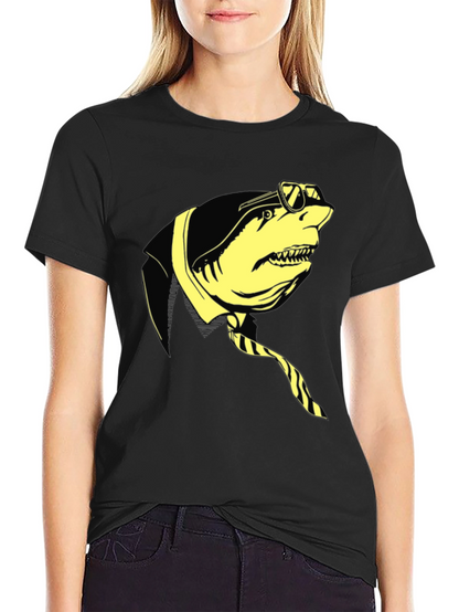 Shark in Suit Graphic Tee