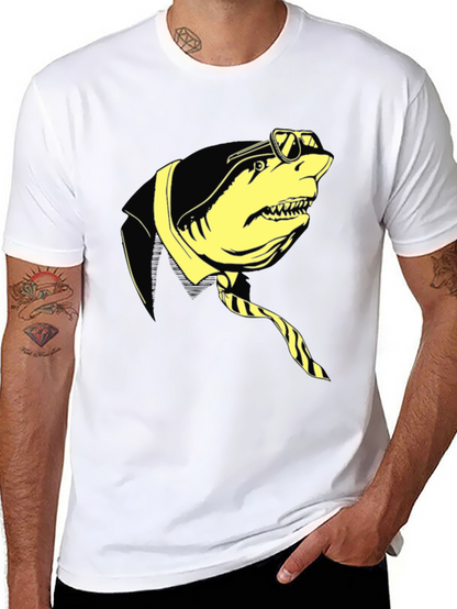 Shark in Suit Graphic Tee