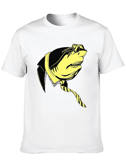 Shark in Suit Graphic Tee