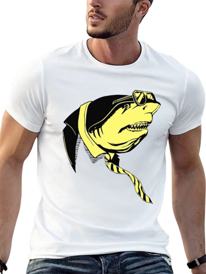 Shark in Suit Graphic Tee