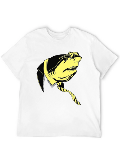 Shark in Suit Graphic Tee