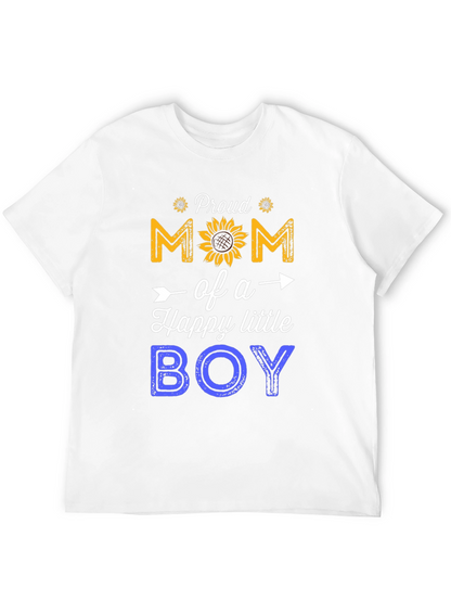 Proud Mom of a Happy Little Boy T-Shirt
