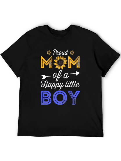 Proud Mom of a Happy Little Boy T-Shirt