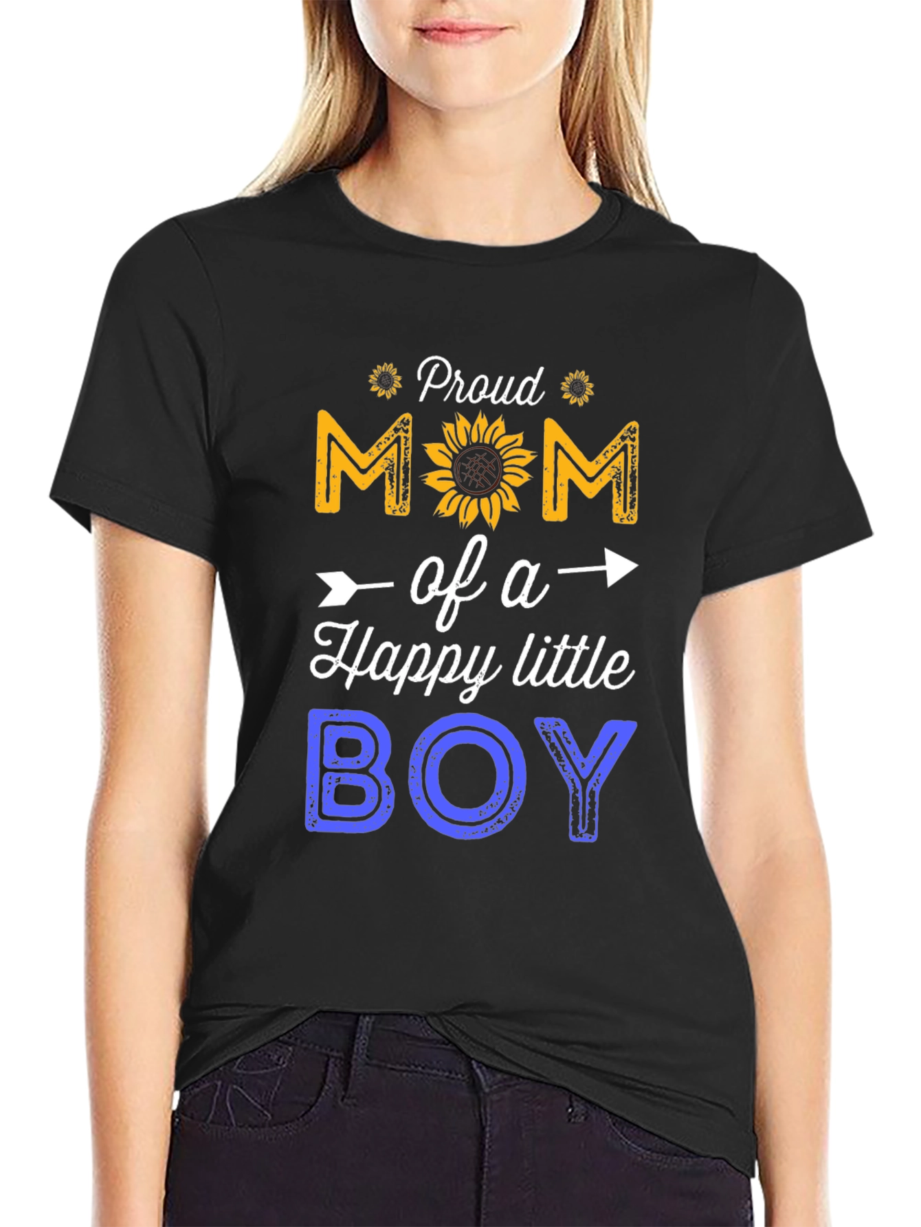 Proud Mom of a Happy Little Boy T-Shirt