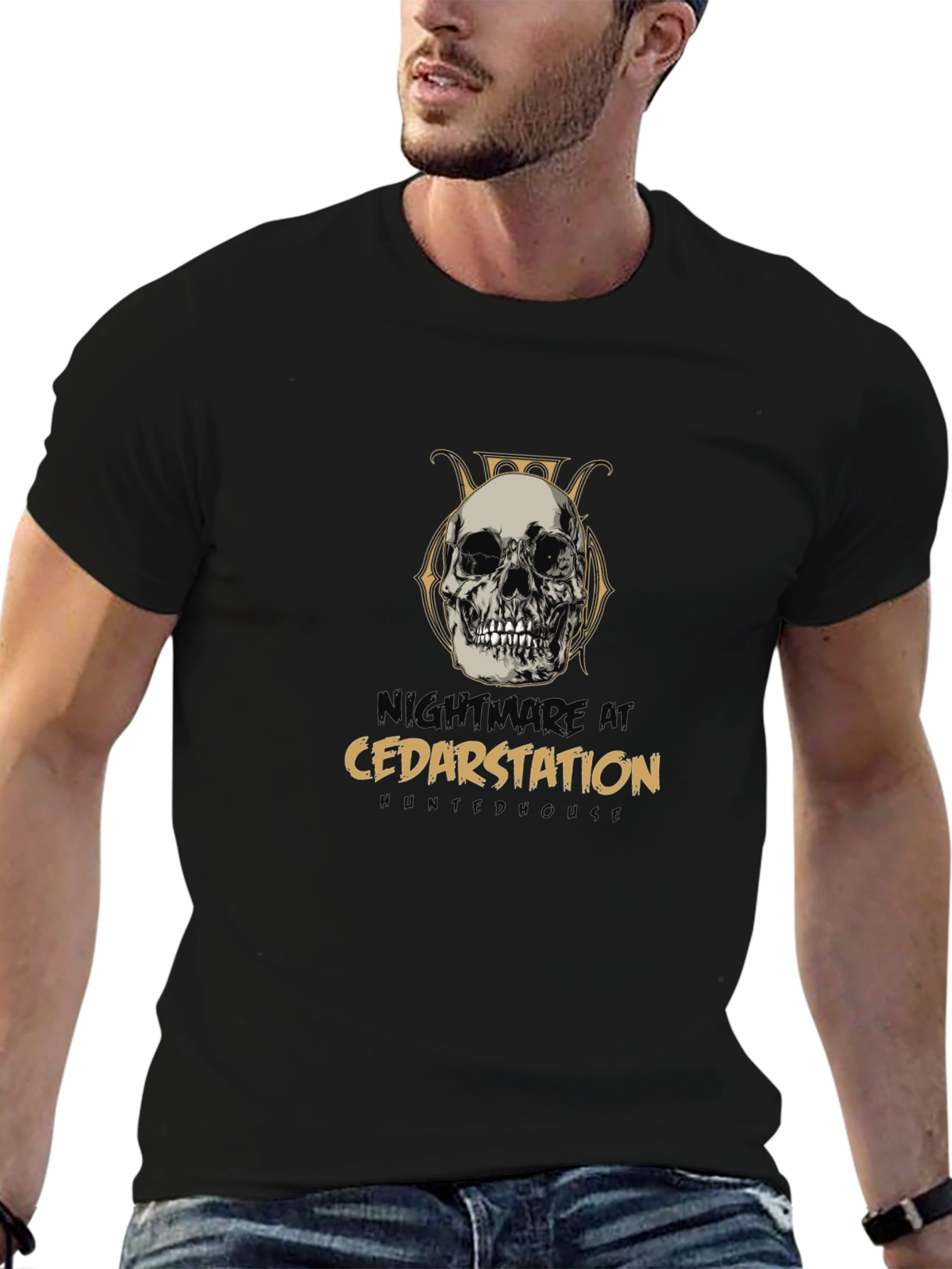 Nightmare at Cedar Station Graphic T-Shirt