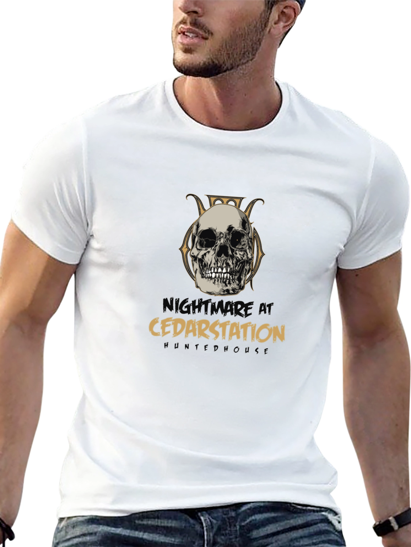 Nightmare at Cedar Station Graphic T-Shirt