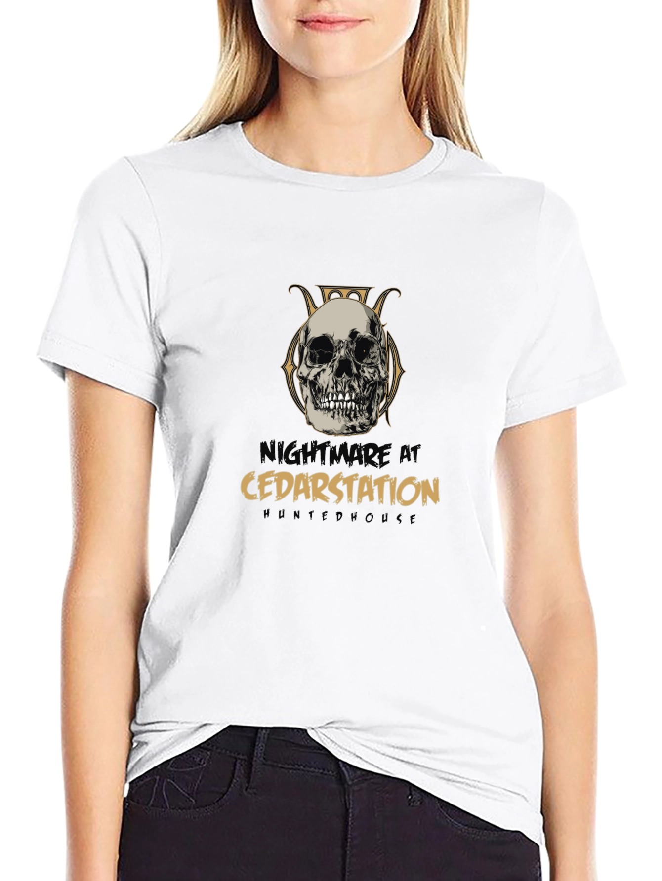 Nightmare at Cedar Station Graphic T-Shirt