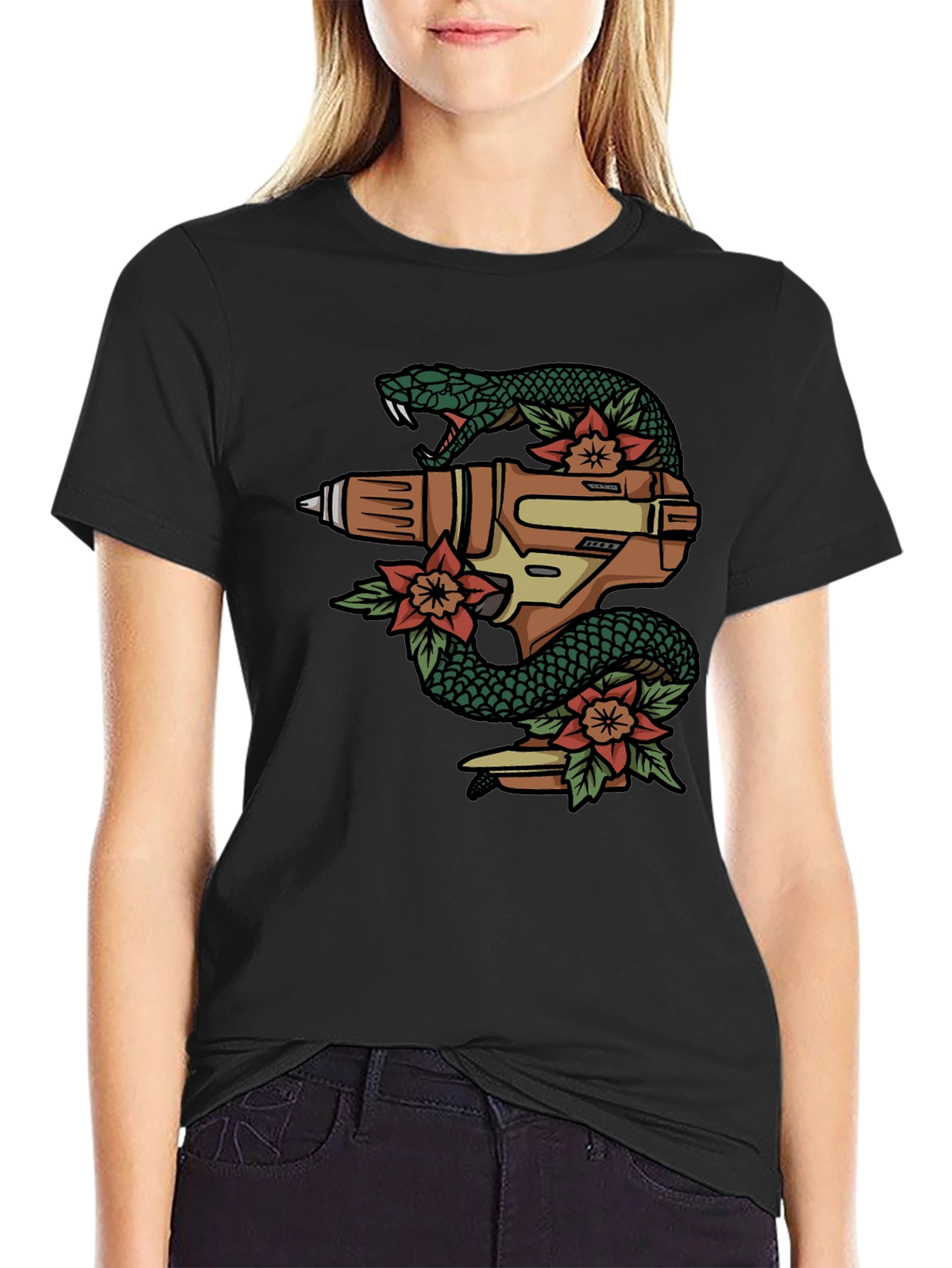 Snake Drill T-Shirt - Unique Graphic Tee